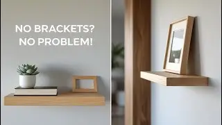 DIY Floating Shelves &ndash; Beginner&rsquo;s Guide No Brackets!