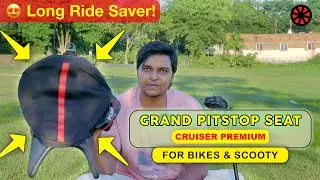 Best Air Comfy Seat for Long Rides | Grand Pitstop Air Cushion Review & Real Comfort Test
