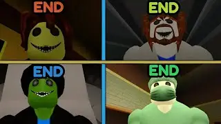 Roblox Bakon - All 12 Endings!
