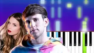 Illenium, Valerie Broussard, Nurko - Sideways  (Piano Tutorial)