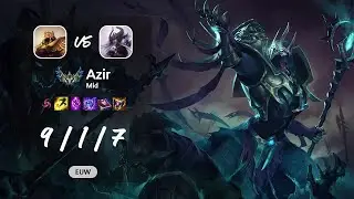 Azir Mid vs Syndra - EUW Challenger Patch 13.12