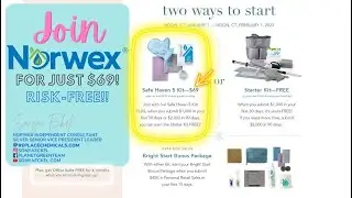 Norwex Risk-Free Consultant Kit Offer - January 2023