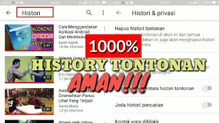 Cara Menghapus History Tontonan Dan History Penjelajahan Di Youtube