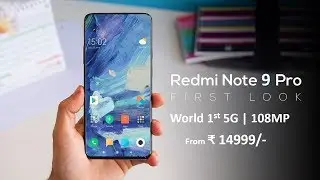 Redmi Note 9 Pro : Price and Release Date In India | World 1st 5G Phone | 108MP | Redmi Note 9 Pro