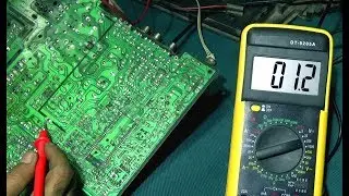 How To Repair Channel Related Fault Of CRT Color Television - When Channel Not Saved/ Not Tuning