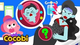 Рождение малыша-вампира!😱 + Еще больше веселых песенок для детей | Cocobi