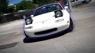Turning $1000 Miata to drift car!