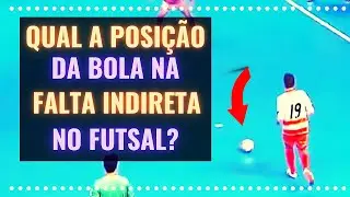 Futsal: Posição da Bola na Falta Indireta