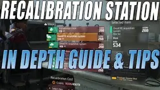 The Division - Станция перекалибровки: как перекатать снаряжение