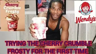 TRYING WENDY'S NEW CHERRY CRUMBLE FROSTY AND RANKING IT