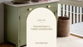How To Transform A Tired Sideboard | Feast Watson Stain & Varnish Liming White