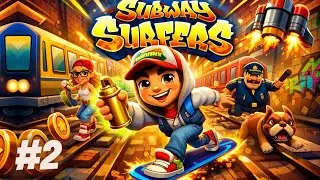 Subway Surfers Mobile #2 Corridas Sem Fim Desvie Dos Trens, Colete Moedas E Bata Recordes!