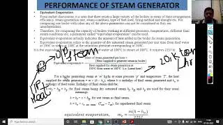 Performance parameters of Boiler and Working of Surface Condenser, Thermo-Fluid (Unit-I)