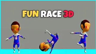*UNLOCKED NEW CHARACTERS* FUN RACE 3D - Gameplay Walkthrough Level 381 to 385 || All Levels