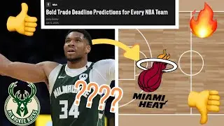 NBA BOLD Trade Predictions *REACTION*