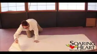 Making a Shikibuton - Soaring Heart Natural Bed Company