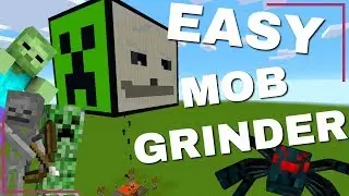 Mob Grinder Minecraft: How to Make a Mob Farm in Minecraft 1.14.4 | WORLD DOWNLOAD (Avomance 2019)