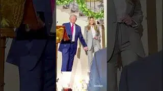 Лучшие из Америки &mdash; президент Трамп и первая леди Мелания, слава Богу! #шорты #мелания #трамп #до...