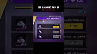 100 Diamond Top Up Repeat💥 Claim Free 100 Diamonds 🔥#shorts#freefire