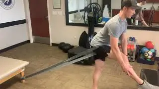 Elevated Hamstring Floss with Band