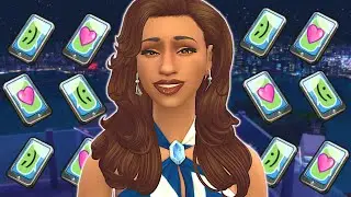 Penny Pizzazz made it to the top of the social media career! // Sims 4 townies