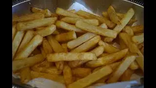 Des vraies frites Belges cuites en 2 fois, dor&eacute;es et croustillantes