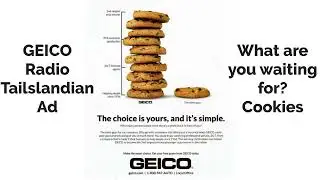 Реклама GEICO Radio Tailslandian - Чего вы ждете? Печенье (для @GeicoMedia)