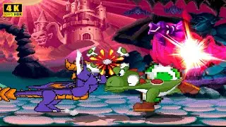 The Best Crossover Mayhem: Crash & Spyro vs Toad & Yoshi | 4K 60FPS Mugen