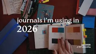 my current journal and planner lineup ♡ techo kaigi 2026