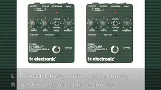 2 TC Stereo Chorus Flangers (SCF) and a mixer