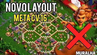LAYOUT ANTI HERA ,NOVO META #clashofclans #meta