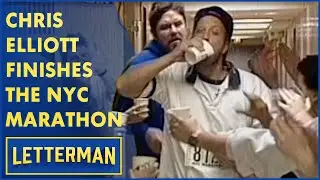 Chris Elliott Finally Finishes The NYC Marathon | Letterman