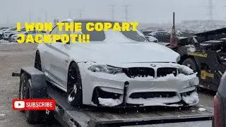 Buying My Girlfriend A $50,000 BMW M4 Off Copart!!!