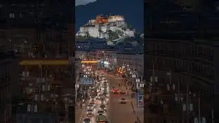 Lasa City in Xizang, China#calmingvideo #peaceful #chinascenery #chinacity #travelinchina #cityscape