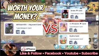 Ragnarok M Classic:  Whitesmith Hayward Card vs Drake Star | Phreeoni Star | Hydra Card! Let's test!