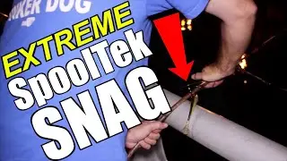 Extreme Spooltek Snag - Braid Saves Fishermans Lure Stuck In A Tree