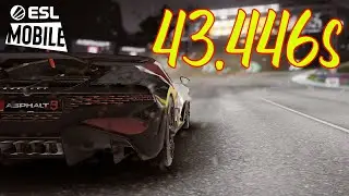 Asphalt 9 - ESL Q4 Fall 2021 - 43.446 (WR) - Bugatti Divo - Auckland Track (4K 60FPS)