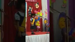 Anchoring by Sumedha in Graduation ceremony of upper kindergarden