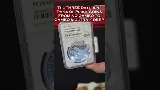 THE THREE DIFFERENT TYPES OF PROOF COINS - PROOF, CAMEO, & ULTRA CAMEO