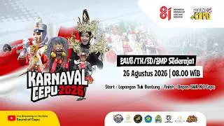 🔴 LIVE - KARNAVAL CEPU - TK/SD/SMP