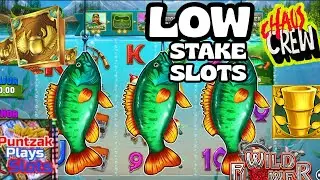 WILD FLOWER-RICK AND MORTY-BIG CATCH 3 ON LOW STAKE SLOT SESH 🥸👍 #reallowstakeslots