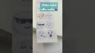 ich hab noch vergessen, dann muss man noch zweiseitiges Klebeband drauf kleben 🍇✨ #drawing #sticker