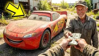 POV ASMR Car Restoration  2006 Lightning McQueen Forgotten in Old Water Treatment Plant &mdash; $360 Buy