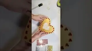 Bling Valentine's Day Heart Dollar Tree DIY