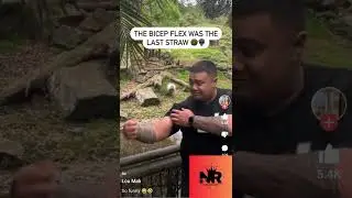 Man Flexes On Monkey At Zoo 🐒 🐯 #zoo #funny #viralvideo #shortvideo