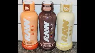 RAW Protein Shake: Salted Caramel, Chocolate Milkshake & Vanilla Milkshake Review