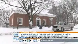 President signs bill to honor Officer Pierson