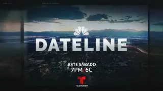 Dateline: Presentado por Jos&eacute; D&iacute;az-Balart | Promo 1 | Este S&aacute;bado a las 7PM/6C | Telemundo