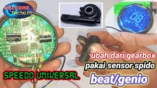 Cara Mengubah Gearbox #Speedometer pakai #sensor beat/genio di Speedo #universal