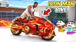 Franklin and Shinchan Fight For FASTEST IRON MAN BIKE in GTA 5